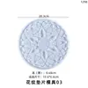 Molde de Resina de Cristal DIY Amapola Decoración del Hogar Posavasos Mandala Molde de Silicona Venta al por Mayor en Stock