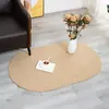 Alfombra Redonda de Yute Sala de Estar Mesa de Café Dormitorio Tejida a Mano Lino Mesita de Noche Estilo Nórdico Tatami Suelo