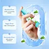 El spray bucal más vendido en comercio exterior transfronterizo para eliminar el mal aliento, spray bucal de sabor afrutado tipo press-on, personalización OEM de fábrica