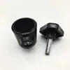 Adaptador de plástico de 16 voltas e 19 voltas, preto, manga de feixe de tubos ajustável, tubo redondo, conector telescópico de plástico PE