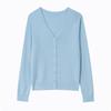 ¡La mejor recomendación de Dianjia! Cárdigan Clásico de Lana 100% con Cuello en V para Mujer, Chaqueta de Punto Holgada, Suéter Grueso y Cálido para Otoño