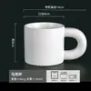 Taza de Color Puro en Blanco, Logo Personalizado, Taza Souvenir Simple para Publicidad de Hotel, Taza de Cerámica, Imagen Impresa al por Mayor