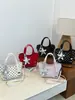 Bolso Cubo de Lunares Rojos Nuevo 2026 para Mujer, Bolso de Mano Lindo con Colgante de Estrella, Bolso Cruzado Versátil para Niñas