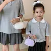Bolso de Hombro Infantil 2026 Elegante Minibolso de Mano para Niñas, Combinación Padre-Hijo Nuevo Bolso Cruzado Sencillo de Moda
