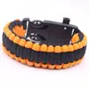 Pulseira de Sobrevivência Completa para Uso Externo, Pulseira Trançada de Paracord de Sete Fios, Bússola Apito, Essencial para Montanhismo e Aventura ao Ar Livre