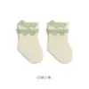 Calcetines para Bebé de Primavera, Verano y Otoño, Calcetines de Algodón para Bebé Recién Nacido Clase A, Calcetines Infantiles Unisex sin Costuras con Puño Suelto y Puños de Doble Canalé