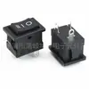Interruptor Kcd1 Forma de Barco Interruptor Calentador Pequeño Función 0-1-2 Interruptor Basculante de Tres Velocidades 15*21mm