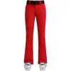 Pantalones de Esquí Nuevos para Mujer, Elásticos Ajustados, Doble Tabla, Forrados de Polar, Profesionales Cortavientos, Impermeables, Transpirables, Color Sólido, Pantalones de Esquí de Comercio Exterior