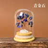Árvore da Fortuna de Cristal Natural com Tampa de Vidro, Árvore dos Desejos, Micro-Paisagem Criativa, Decoração de Mesa para Casa, Paisagismo Decorativo