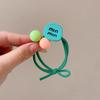Cuerda para el Pelo Dulce de Dibujos Animados Nueva para Niños Cuerda para el Pelo de Alta Elasticidad Lindo Lazo para el Pelo para Niñas Adorno para la Cabeza Anillo para el Pelo Duradero