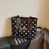 Bolsa de Hombro de Lunares para Principios de Otoño 2026, Múltiples Compartimentos, Gran Capacidad, Bolso de Hombro Versátil para el Trayecto Diario, Venta al por Mayor para el Trayecto de Verano