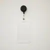 Portatarjetas de PP Transparente al por Mayor Correa de 1.5 cm de Ancho Retráctil Engrosada Hebilla de Fácil Extracción Correa para Identificación Tejida de Algodón Hueco