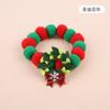 Collar para mascotas de nuevo estilo navideño transfronterizo directo de fábrica gato perro vestido navideño vestido para mascotas