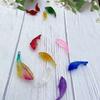 Creativas coloridas carpas peces dorados año tras año sala de estar citrino peces decoraciones de vidrio feng shui artesanías auspiciosas