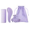 Peine de Dientes Anchos de Paja de Trigo Peine Suave para Peinar el Cabello Esponjoso Exclusivo para Niñas Lindo Peine Hogar Peluquería