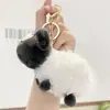Lindo llavero de cordero de peluche, muñeco de peluche, colgante para bolso de pareja, juguete de máquina de peluches, accesorio de regalo