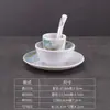 Plato rectangular de melamina imitación porcelana para cocina comercial, plato para platos calientes para restaurantes, hotel y restaurante de hot pot, vajilla engrosada y resistente a caídas