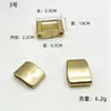 Estilo de lujo ligero, hebilla de cinturón de metal con forma única, serie oceánica, hebilla irregular, decoración para trajes de baño y ropa, accesorios de metal