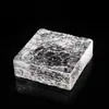 Tijolos de Vidro Ultra-Transparentes Quadrados Sólidos Parede Divisória Tendência Balcão de Bar Tijolos de Cristal Espessos Transparentes Padrão de Cristal Feito Sob Medida