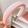 Diadema Alta para Mujer, Hace que la Cara Parezca Más Pequeña, Diadema de Borde Ancho, Pinza para el Cabello Antideslizante de Moda para Lavarse la Cara, Accesorio para el Cabello