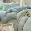 Set de cuatro piezas de algodón de grado A para maternidad e infantil, sábana para dormir desnudo, funda de edredón, gorro de cama, juego de tres piezas para dormitorio de estudiantes, estilo ins, juego de algodón puro