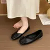 Zapatos Planos de Punta Cuadrada, sin Cordones, Suaves y de Suela Blanda, Estilo Hada, Novedad Primavera 2026