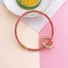 Pulsera Creativa Ins Pegamento Suave Color Transparente Diamante Llavero Anillo de Pegamento Suave Ecológico Llavero Colgante Regalo para Pareja