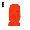 Gorro de Tricô de Inverno com Três Furos e Logo Personalizado, Gorro com Capuz para Homens, Gorro de Ciclismo de Exportação Bordado, Máscara Facial, Gorro de Lã