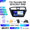 Adecuado para Hyundai I20 Cars 15-17, Volante a la Derecha, Sistema de Navegación con Pantalla Grande Carplay Android, Navegación GPS Integrada