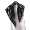 Bufanda Triángulo Perezosa Estilo Francés con Textura Delicada, Adecuada para Uso Diario y Decoración, Bufanda Pequeña para el Cuello de Mujer para Combinar con Camisas, Nuevo Estilo de Moda