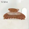 Pinza para el Cabello Wjia de Acrílico Brillante de Moda para la Parte Trasera de la Cabeza, Pinza de Garra Grande Lujosa y de Alta Gama para Peinados Recogidos, Accesorio para el Cabello de Pinza de Tiburón