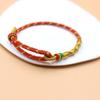 Pulsera trenzada de cuerda de colores del Festival del Bote del Dragón, cuerda de reencarnación de cola de pez hecha a mano, materiales hechos a mano para DIY, cuerda de mano para novias hecha a mano