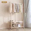 Perchero de pie para dormitorio, Perchero vertical simple para uso doméstico, Perchero de ropa de lujo ligero para interiores, Tendedero móvil para balcón