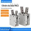 MHC2-10D-16D-20D-25D fulcro abertura e fechamento tipo pinça pneumática cilindro dedo MHC2-16S