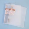 Caderno de bem-estar simplificado B5 com folhas soltas retráteis, espiral transparente, caderno de trabalho, caderno, atacado