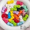 Estrella de Cinco Puntas Corazón de Acrílico Color Mixto Cuentas Sueltas DIY Pulsera Hecha a Mano para Niños Cadena de Teléfono Móvil Material para Cuentas Accesorios