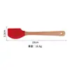 Conjunto de Silicone para Assar de Sete Peças Cabo de Madeira Raspador Pincel de Óleo Resistente a Altas Temperaturas Grau Alimentício Ferramentas de Cozinha Fábrica Suporta Personalização