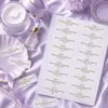 Etiquetas adhesivas personalizadas para botellas de cuidado de la piel, impresión en volumen, no se decoloran fácilmente, laminado brillante o mate de alta definición