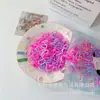 Gomas de Pelo de Goma Gruesas de Colores Coreanas Empacadas al por Mayor Alta Elasticidad No Daña el Cabello Bebé Desechables para Niños y Niñas
