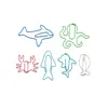Clips para Papel de Animales Marinos al por Mayor, Clips para Papel Lindos y Creativos, Clips para Papel con Formas Especiales, Regalos Culturales y Creativos Transfronterizos en Stock