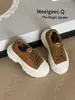Plantillas de Piel de Cerdo Ultra Hierba con Suela de Espuma para Zapatos Blancos de Mujer Zapatos con Suela de Plataforma Otoño 2025 Nuevos Zapatos Modernos para Mujer de Cuero Genuino