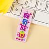 Colgante de placa acrílica con personalidad creativa e inspiradora, colgante perforado, accesorios de joyería, llavero con texto perforado personalizado