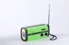 Rádio Transfronteiriço de Comércio Exterior com Manivela, Energia Solar, Carregamento USB, Pilha AAA, Luz de Leitura, Rádio Multibanda, Portátil