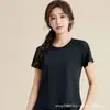 Traje deportivo de running y fitness talla grande, conjunto de ropa de secado rápido, ropa deportiva de verano fina de corte holgado para yoga de manga corta