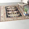 Alfombra para Sala de Estar de Imitación Cachemir Persa para Exteriores e Interiores, Resistente a Manchas, Alfombra Refrigerante de Cobertura Total para Sala de Estar del Hogar