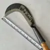 Faca de Corte de Madeira Forjada à Mão, Foice, Ferramenta Agrícola, Faca para Rachar Lenha, Faca para Cortar Árvores, Faca de Corte para Montanha, Faca Gancho Forjada em Aço Manganês, Dupla Finalidade para Cortar e Picar