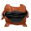 2026 Nova Bolsa de Ombro para Exportação Transfronteiriça Bolsa Tote de Couro Macio Retrô Bolsa de Ombro Transversal da Moda para o Dia a Dia