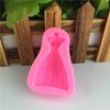 Novo vestido de noiva vestido princesa vestido gota cola molde silicone celular caso chaveiro pingente bolo