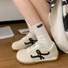 Zapatillas de entrenamiento alemanas azules, zapatillas blancas ligeras para mujer, nueva colección otoño 2026, estilo versátil y popular, zapatillas casuales