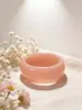 Pulsera Redonda Europea y Americana Exagerada de Cara Ancha Color Jelly Colorido Resina Acrílica Dinámica Pulsera de Protección Ambiental Pulsera